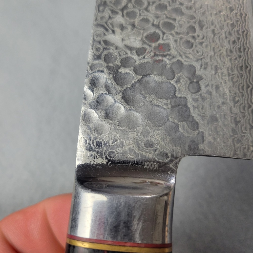 Discontinued Shun SG0706 Santoku Damascus Hammered Japanese Chef Knife Japan - Picture 12 of 14